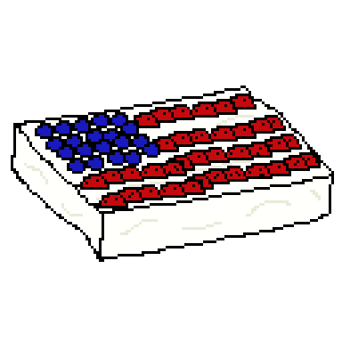 flag cake